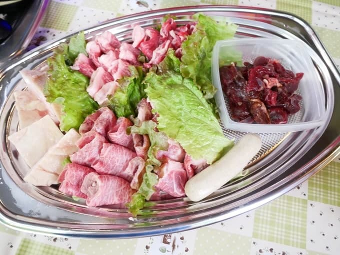 軽井沢マリオットホテルプライベートBBQで用意された肉