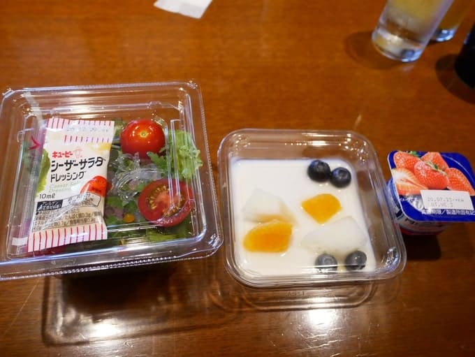 軽井沢マリオットホテルの朝食（サラダ）