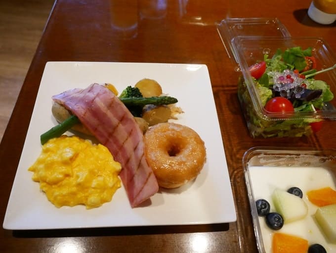 軽井沢マリオットホテルの子供用の朝食プレート