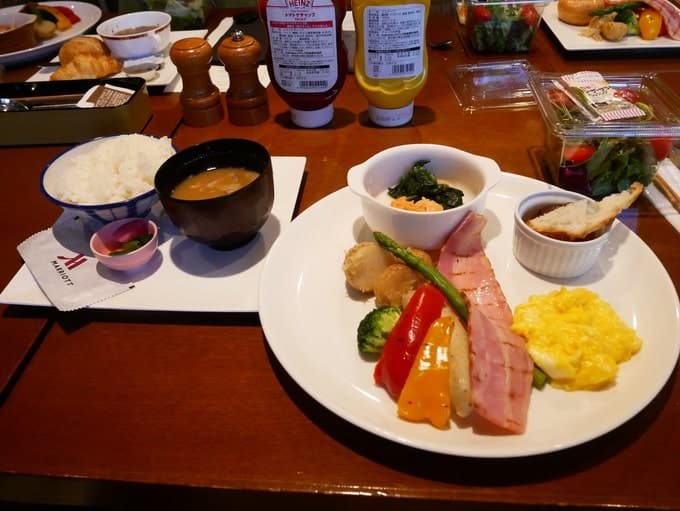 軽井沢マリオットホテルの朝食（和食）