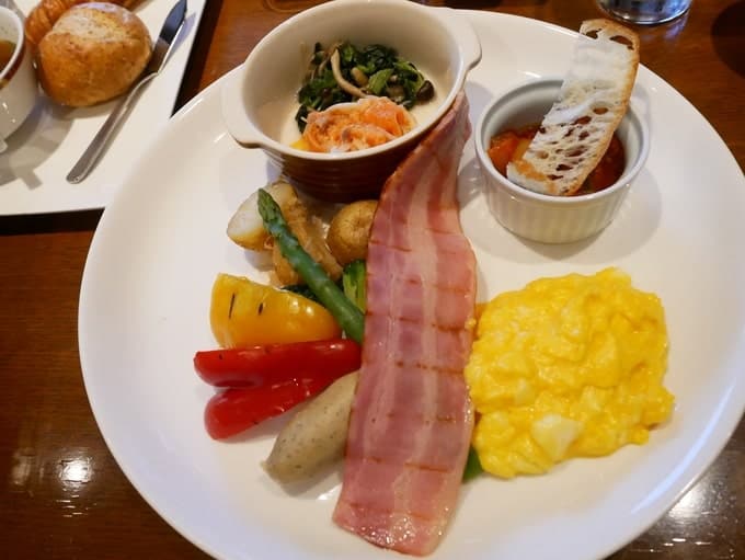 軽井沢マリオットホテルの朝食（メイン）