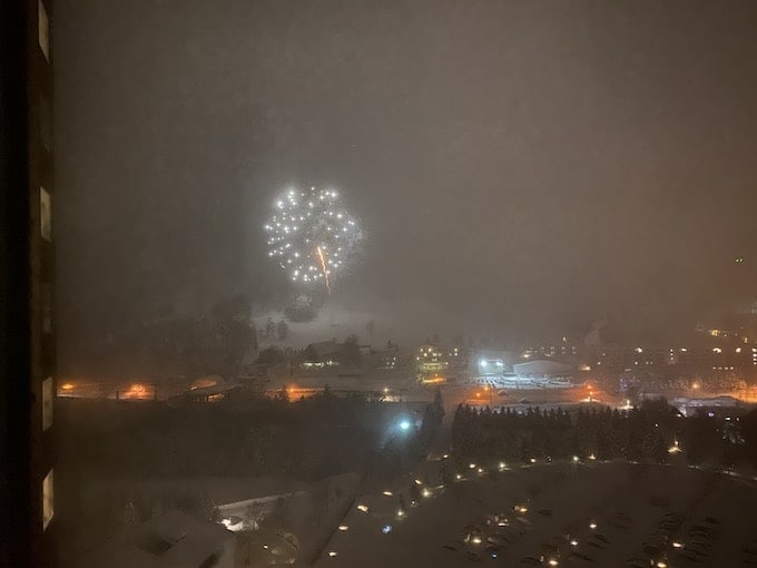 ウエスティンルスツの大晦日花火