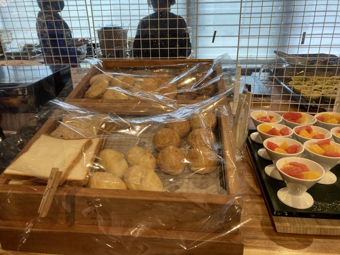 伊豆マリオットホテル修善寺のパンコーナー