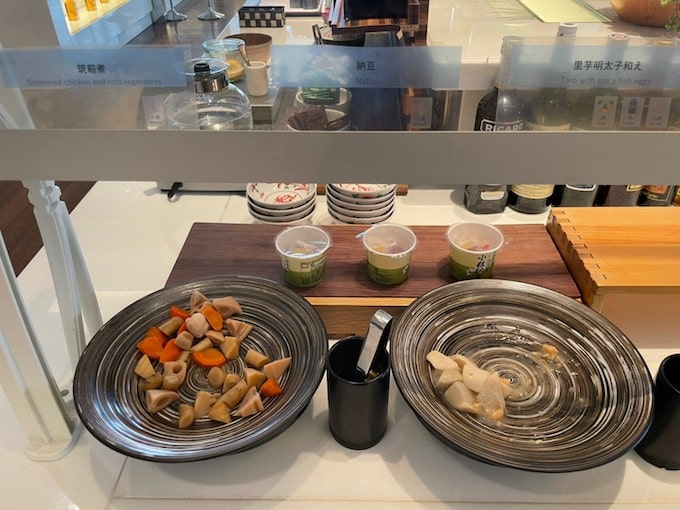 大阪マリオットのビュッフェ形式の朝食