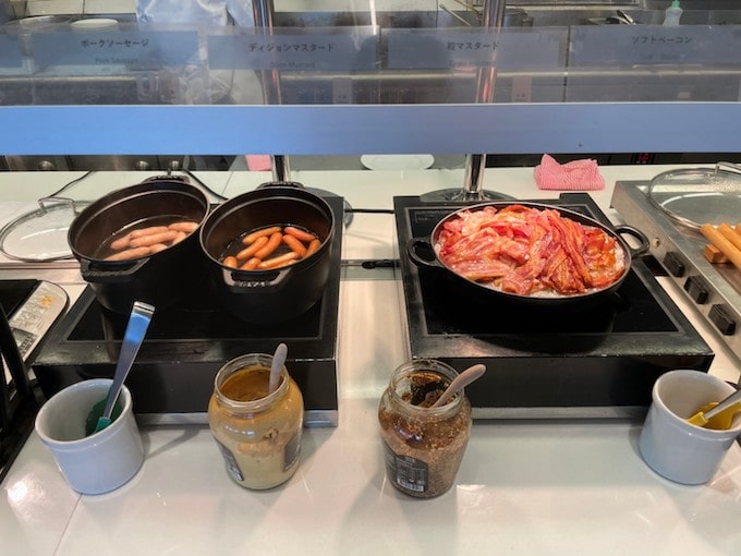 大阪マリオットのビュッフェ形式の朝食