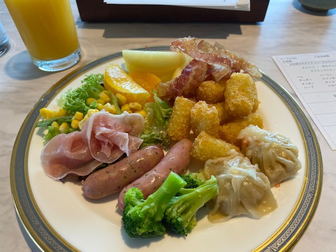 琵琶湖マリオットの朝食