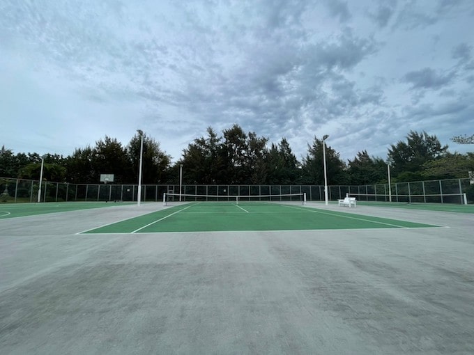 シェラトン沖縄のテニスコート