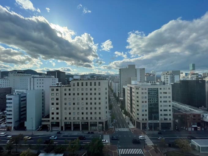 フェアフィールド札幌からの景色