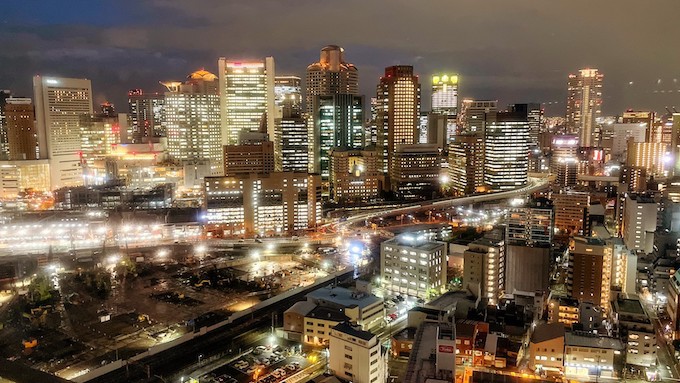 ウェスティン大阪の夜景