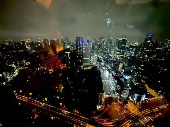 ザ・プリンスギャラリー 東京紀尾井町からの夜景