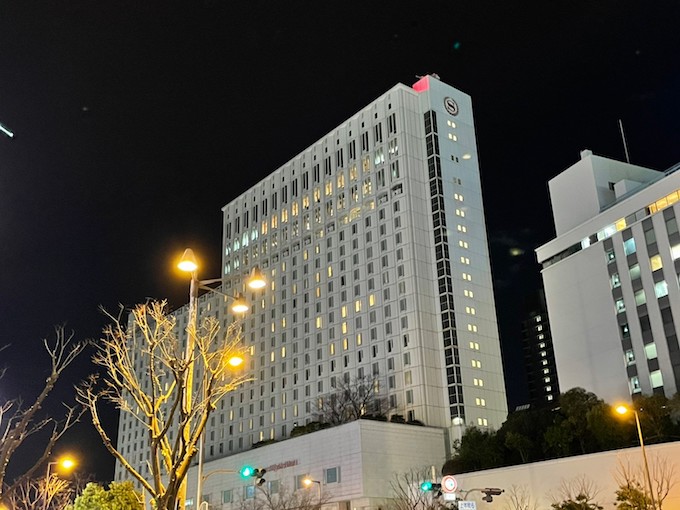 シェラトン都ホテル大阪の外観