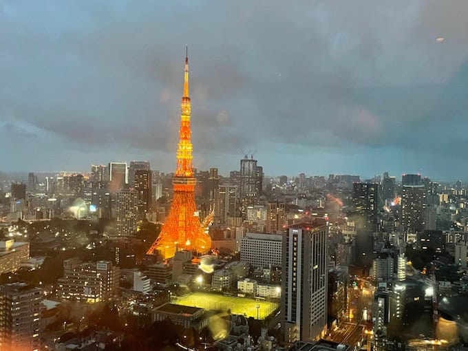 東京エディション虎ノ門の夜景