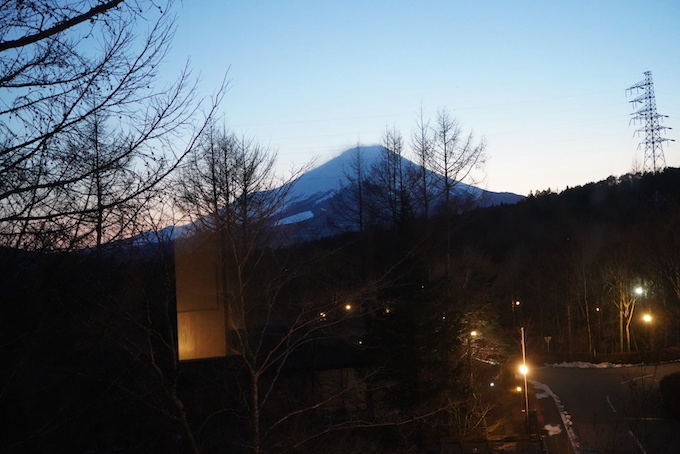 富士マリオットホテル山中湖空の景色