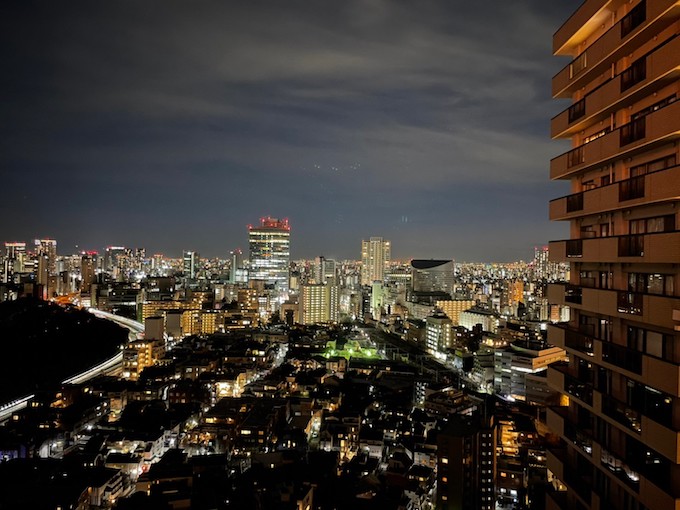 ウェスティンホテル東京からの夜景