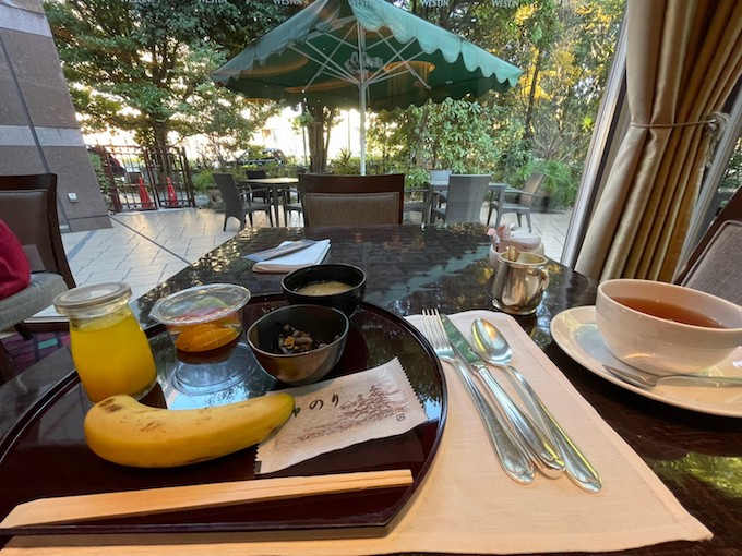 ウェスティンホテル東京の朝食