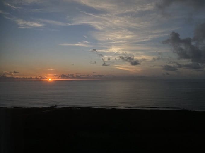 シーガイヤ宮崎の夕焼け