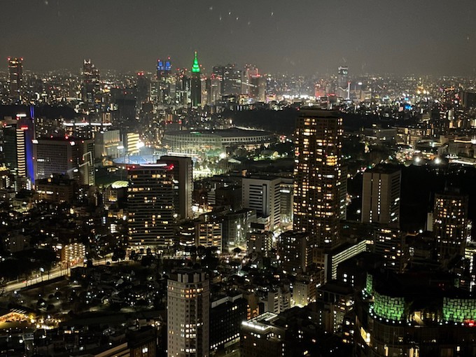 リッツ・カールトン東京の夜景