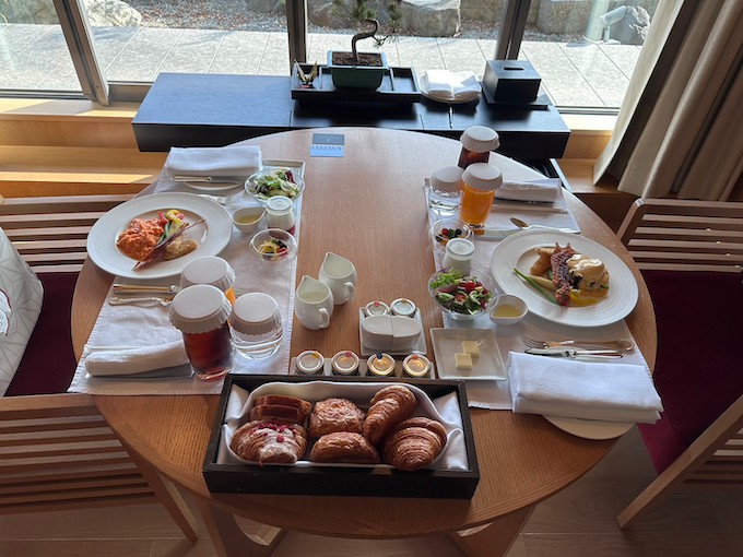 リッツ京都の朝食