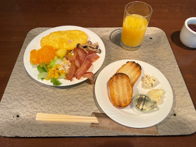 コートヤード・マリオット銀座東武ホテルの朝食