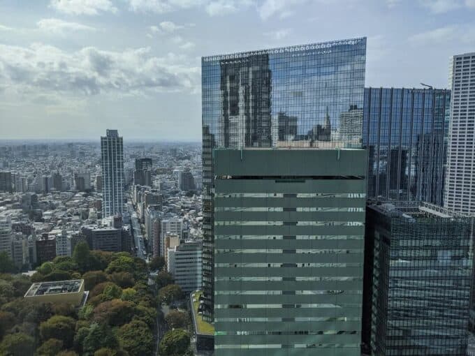 ヒルトン東京からの景色