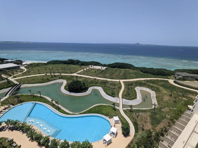 ヒルトン沖縄瀬底リゾートからの眺め