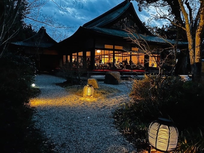 紫翠ラグジュアリーコレクションホテル奈良の茶寮外観