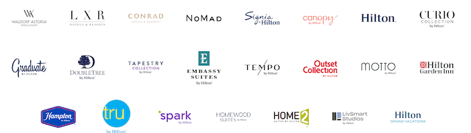 ヒルトンアメックスの無料宿泊特典が利用できるホテル