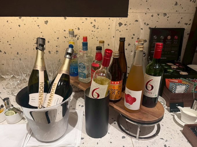 ヒルトン京都のラウンジ